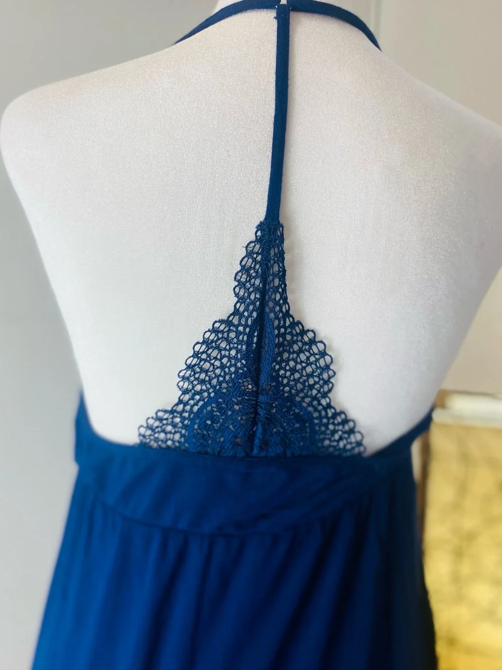 Victoria's Secret Lace-Trim Chemise in  Blue